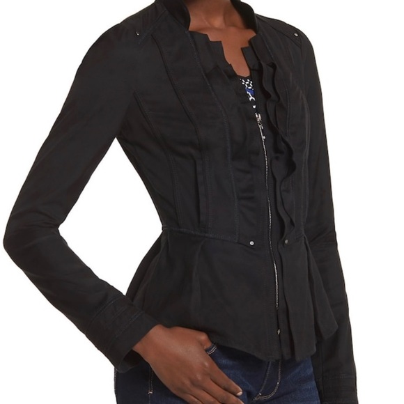 WHBM Ruffle Front Jacket - Picture 3 of 6